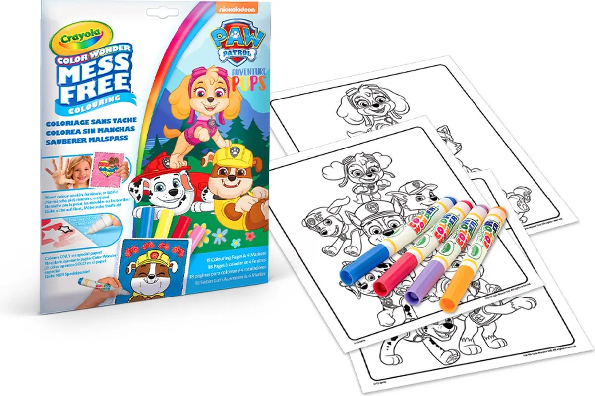 Crayola Color Wonder Paw Patrol Hobbypakket