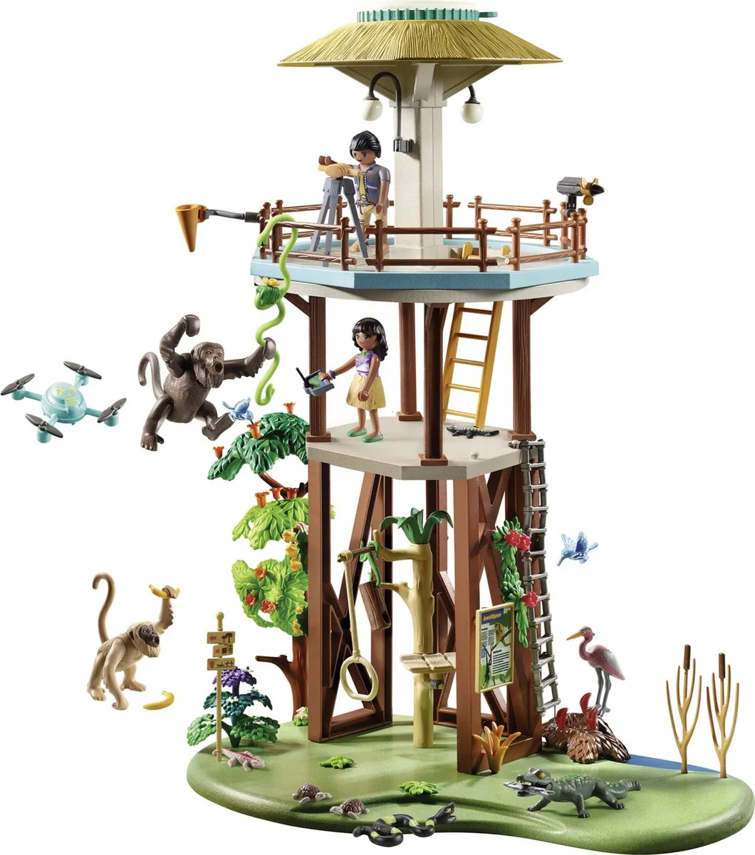 Playmobil Wiltopia Onderzoeksstation 71008 - Multicolor