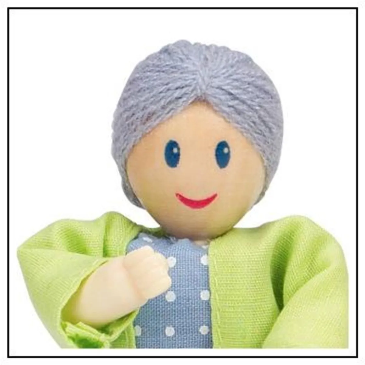 Hape Poppenfamilie 6 Stuks - Poppenhuispop - Veelkleurig