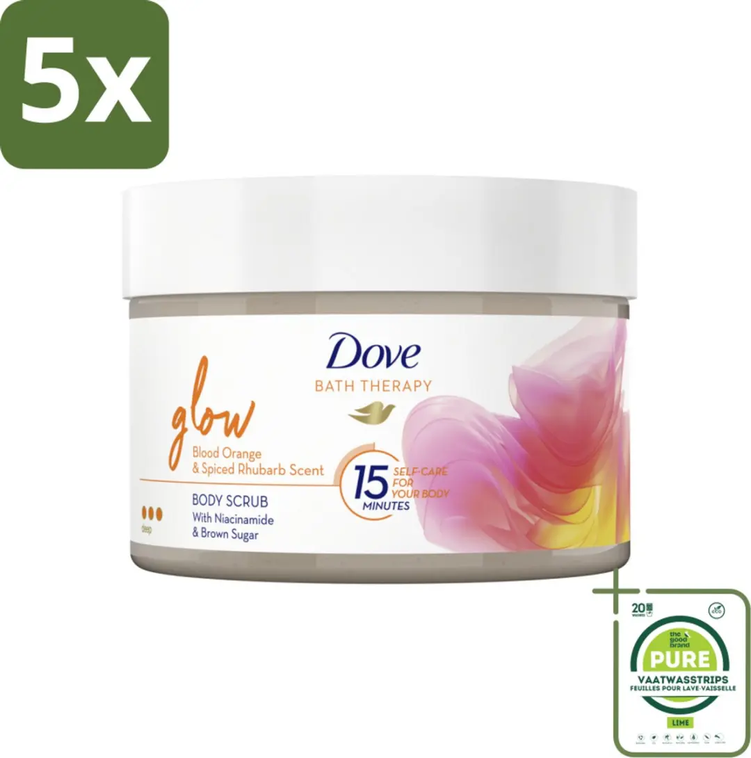 5 x Dove Bath Therapy Glow
