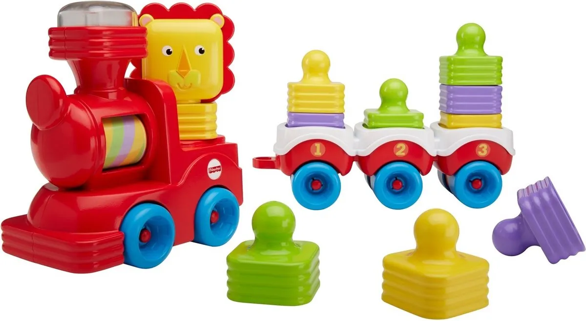 Fisher-Price Jungle Kruip- en Stapeltrein
