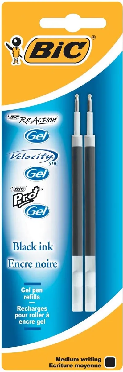 Bic Gelschrijvervulling Zwart