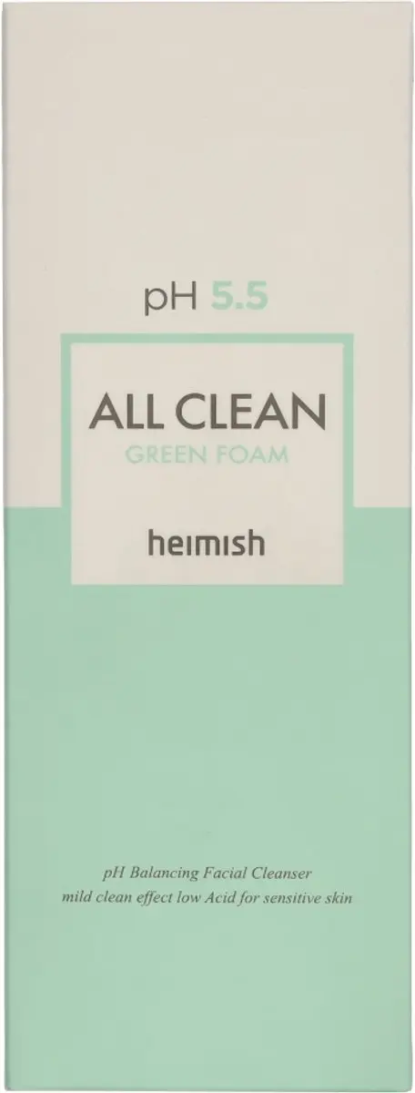 Heimish All Clean Green Foam Cleanser pH5.5 - 150ml - afbeelding 6 van 6