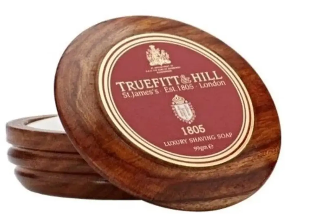 Truefitt & Hill Scheerzeep 100g - Houten Kom