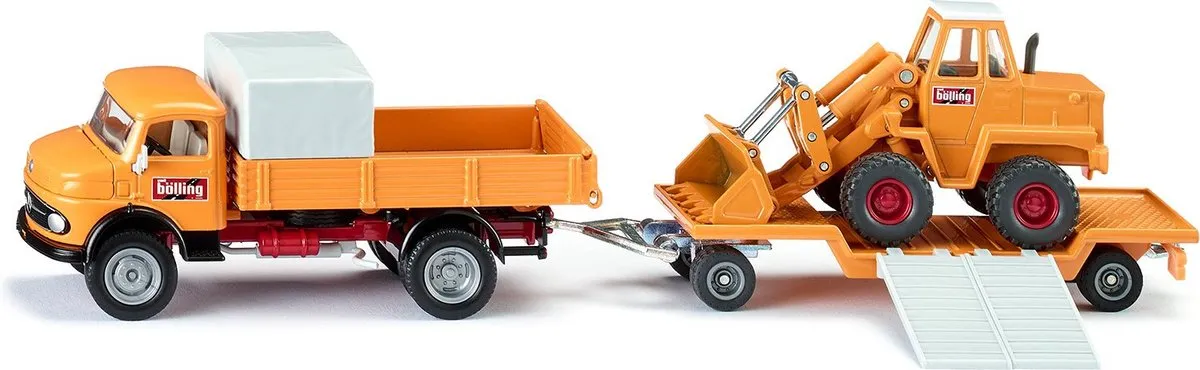 SIKU Mercedes-Benz 710 met Kramer 411 Shovel