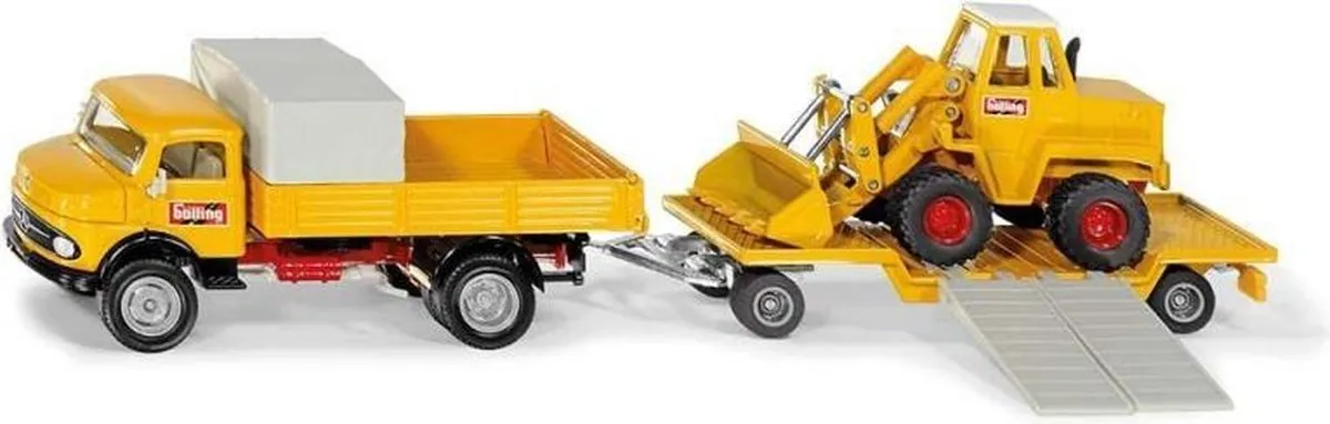 SIKU Mercedes-Benz 710 met Kramer 411 Shovel - 4117 Multikleur