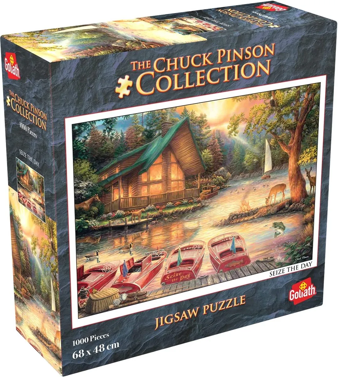 Goliath Chuck Pinson Seize the Day Puzzel 1000 Stuks - Multicolor