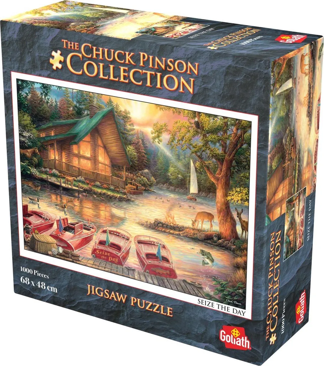 Goliath Chuck Pinson Seize the Day Puzzel 1000 Stuks - Multicolor
