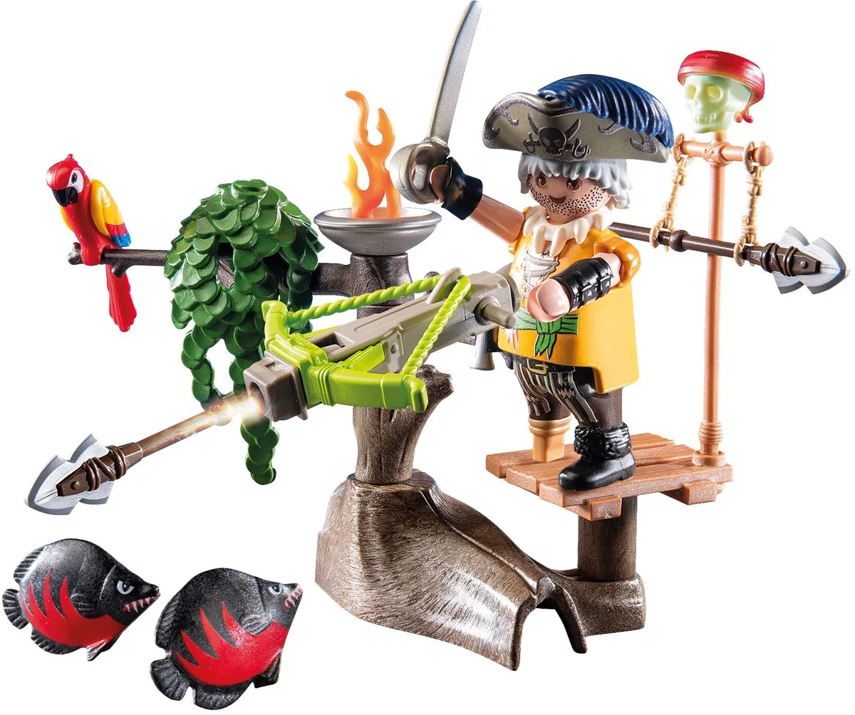 Playmobil Pirates Piraat met Ballista 71795 - Multicolor