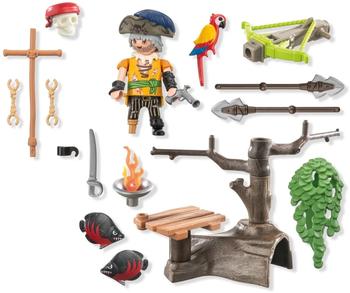 Playmobil Pirates Piraat met Ballista 71795 - Multicolor