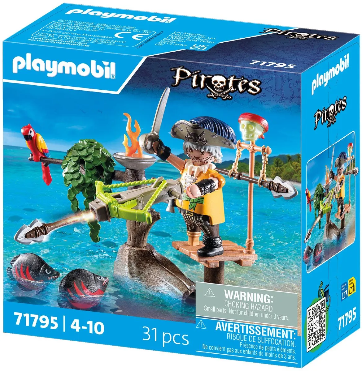 Playmobil Pirates Piraat met Ballista 71795 - Multicolor