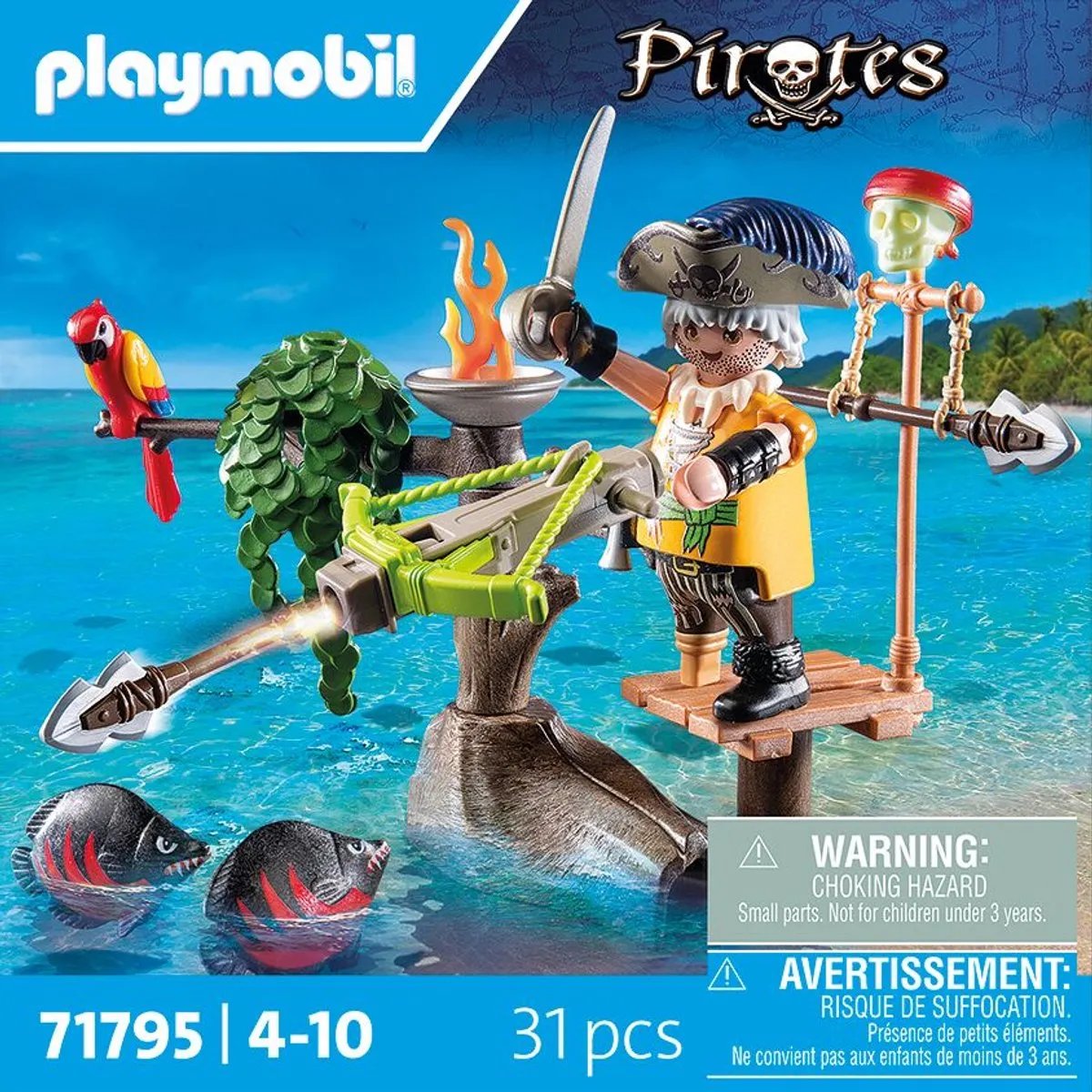 Playmobil Pirates Piraat met Ballista 71795 - Multicolor - afbeelding 6 van 6