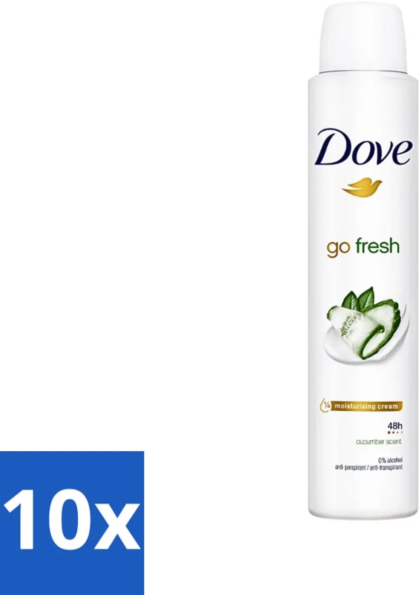 10 x Dove Go Fresh