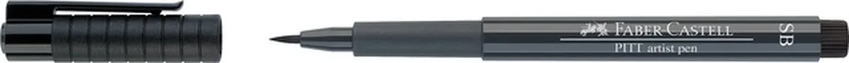 Faber-Castell Pitt Artist Pen Soft Brush 235 Koud Grijs