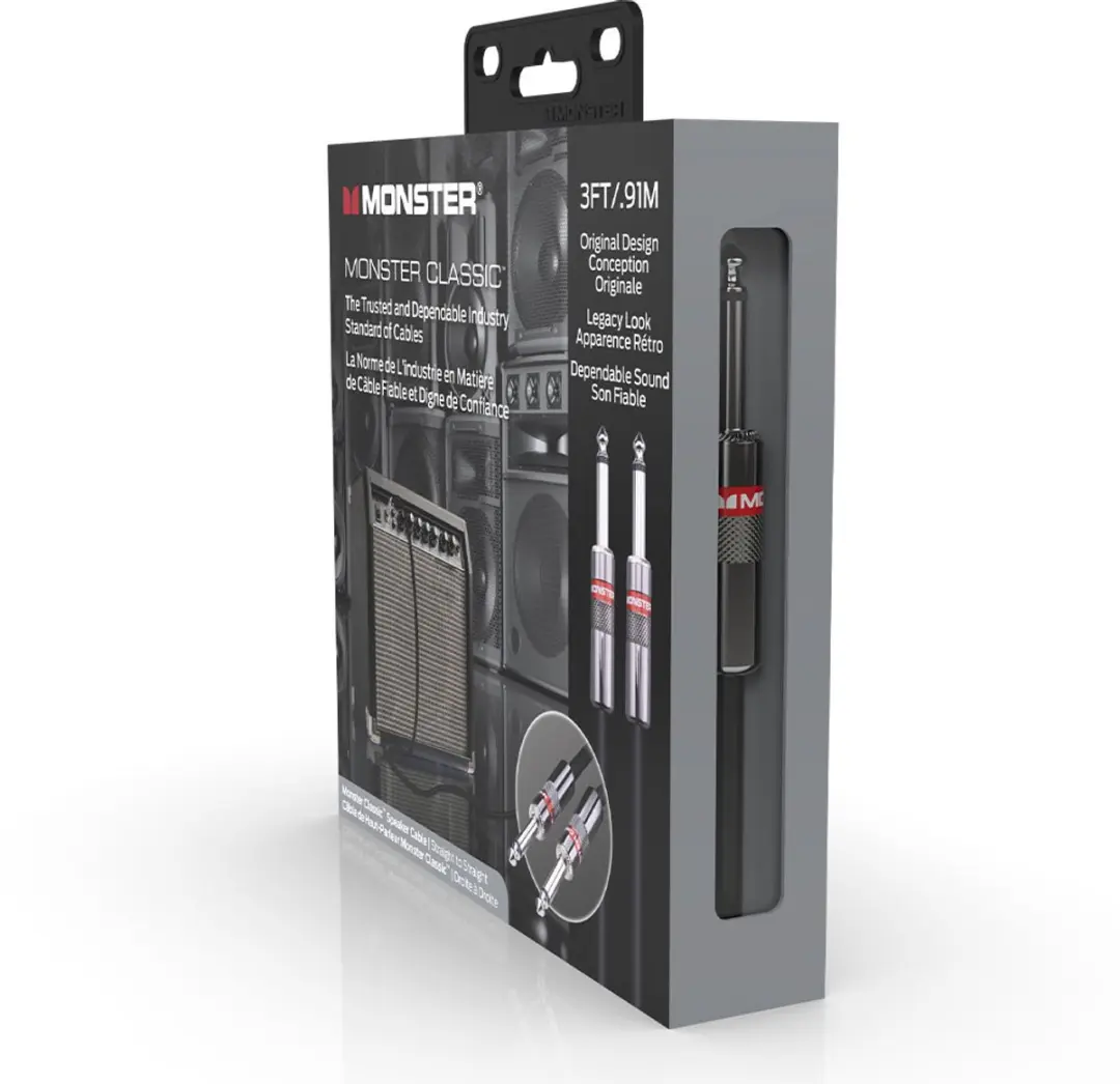 Monster Cable Classic Speakerkabel 600503 - 91cm - Zwart