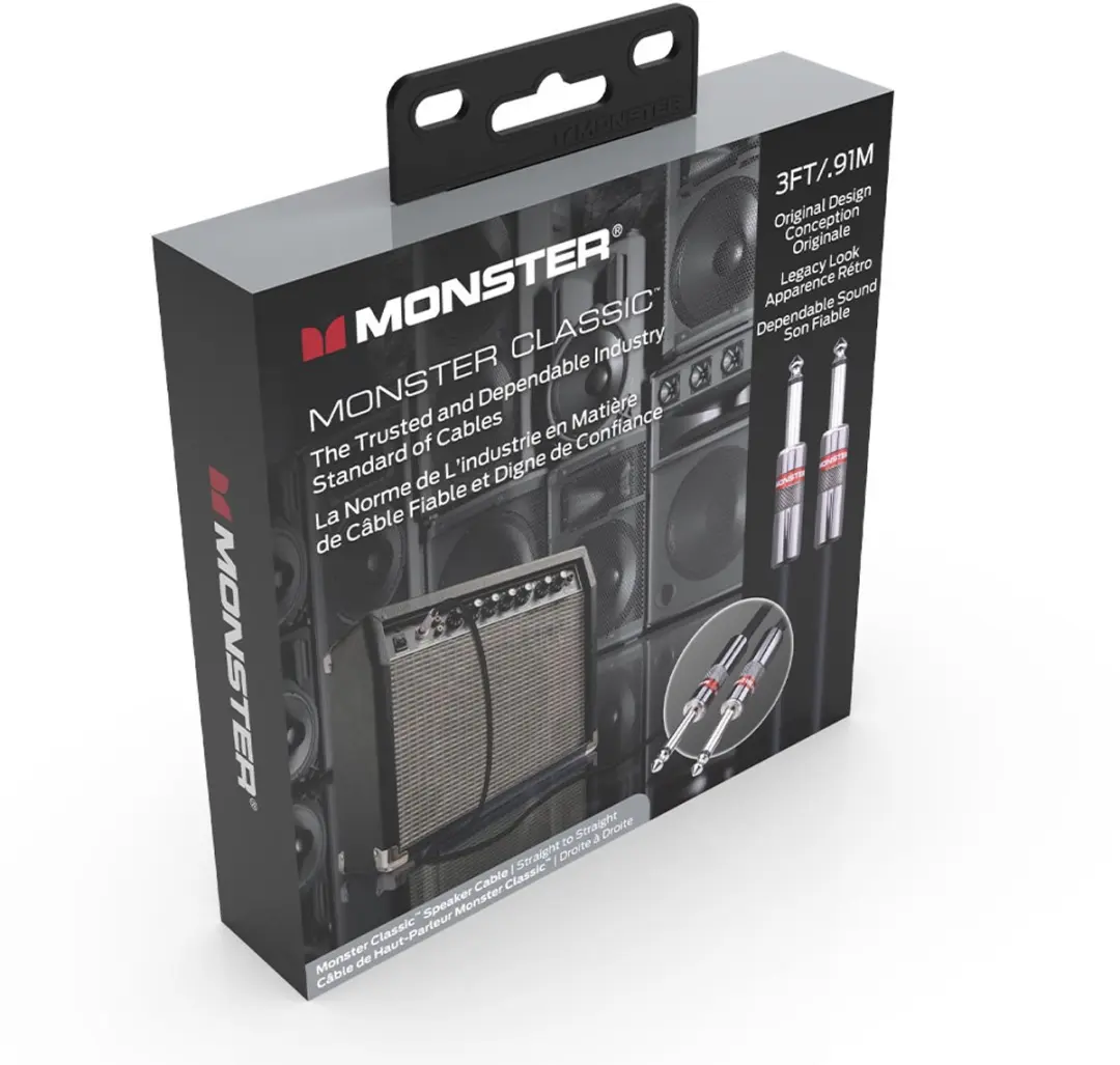 Monster Cable Classic Speakerkabel 600503 - 91cm - Zwart