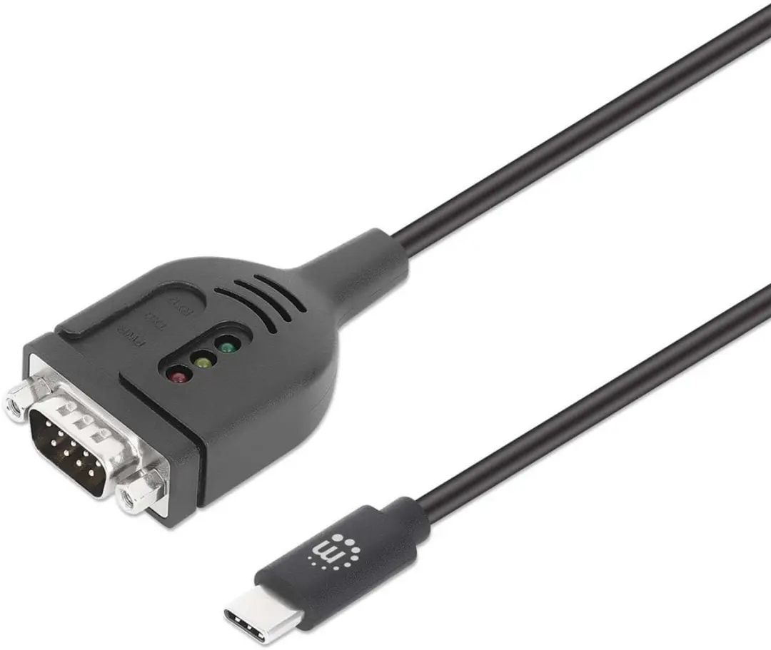 Manhattan 154499 Adapterkabel USB-C naar Serieel 9-polig 100cm