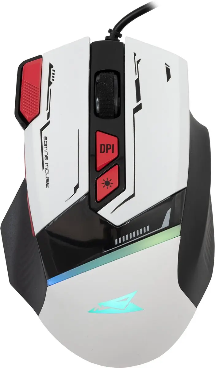 Barracuda MANTA-W Gaming Muis - Wit - afbeelding 5 van 6