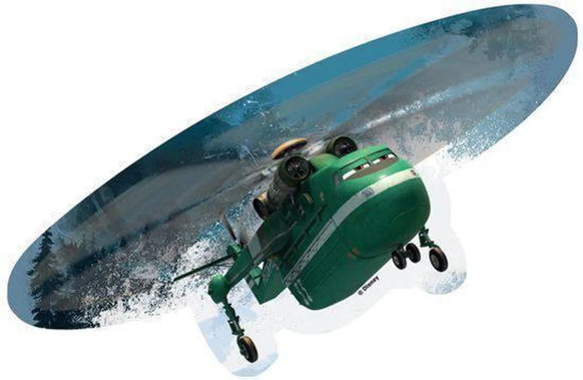 Jumbo Planes 2 4-in-1 Gevormde Puzzel - 6/8/10/12 Stuks - Zwart Eagle