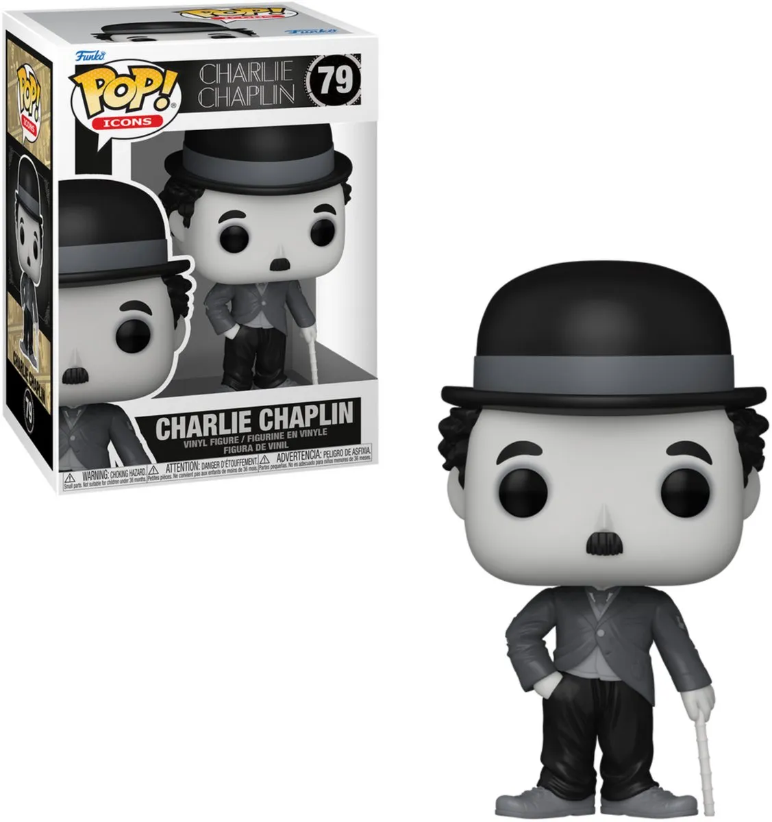 Funko Pop Icons Charlie Chaplin 81015