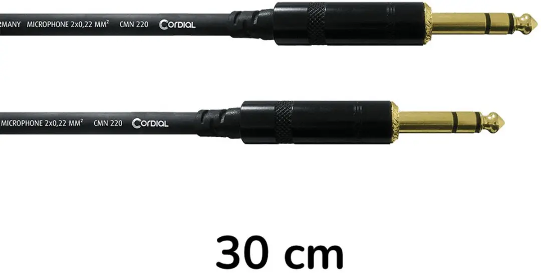 Cordial CFM 0.3 VV Stereo Jackkabel 30cm