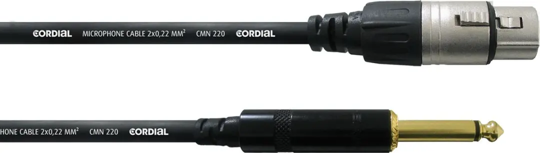 Cordial CCM 5 FP Microfoon Kabel 5 m