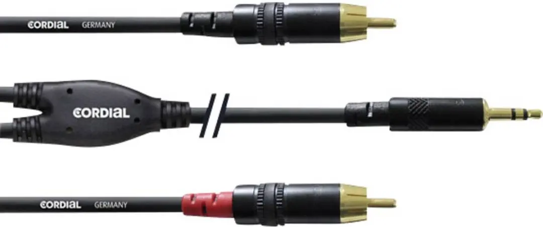 Cordial CFY 6 WCC Cinch Y-Adapterkabel - 6m - Zwart - afbeelding 6 van 6