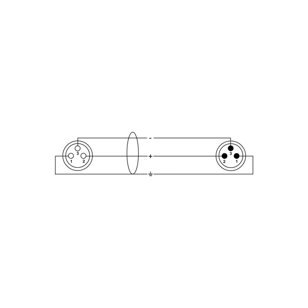 Cordial CMP FM Select Microfoonkabel XLR M/V - Zwart