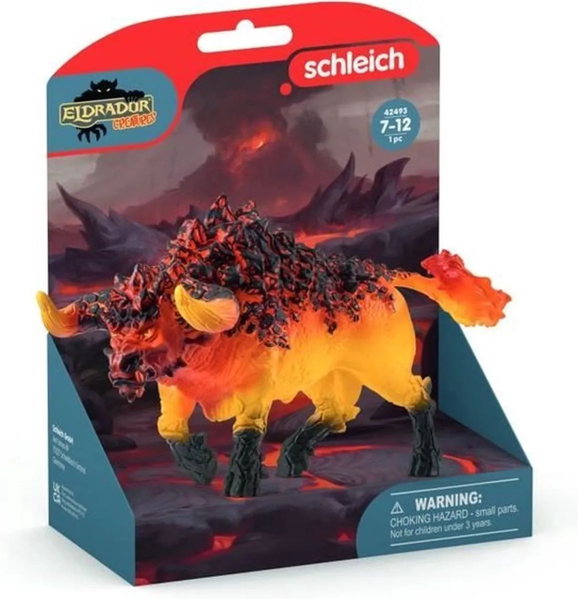 Schleich Eldrador Creatures Vuurstier Speelfiguur - 42493 - Multikleur