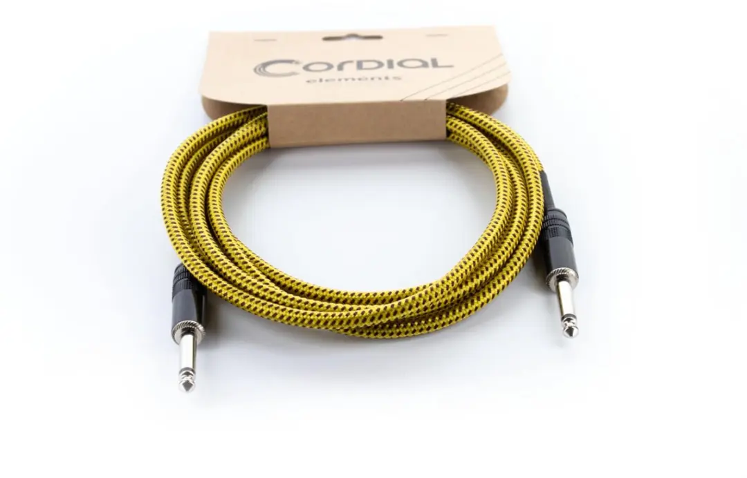 Cordial EI 1.5 PP-TWEED-YE Instrumentkabel 1,5 m