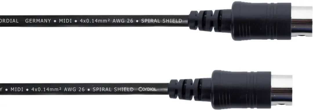 Cordial ED 1 MIDI-kabel 1m - Zwart