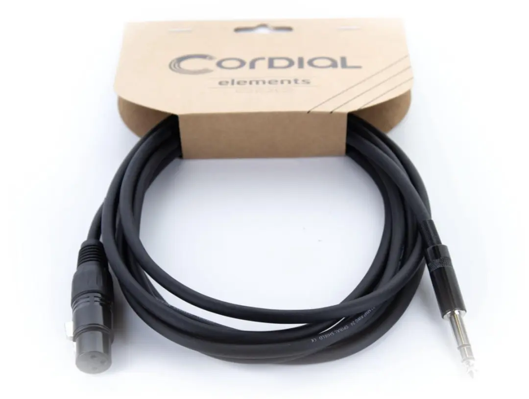Cordial EM 1 FV Microfoonkabel 1m - Zwart - afbeelding 4 van 6