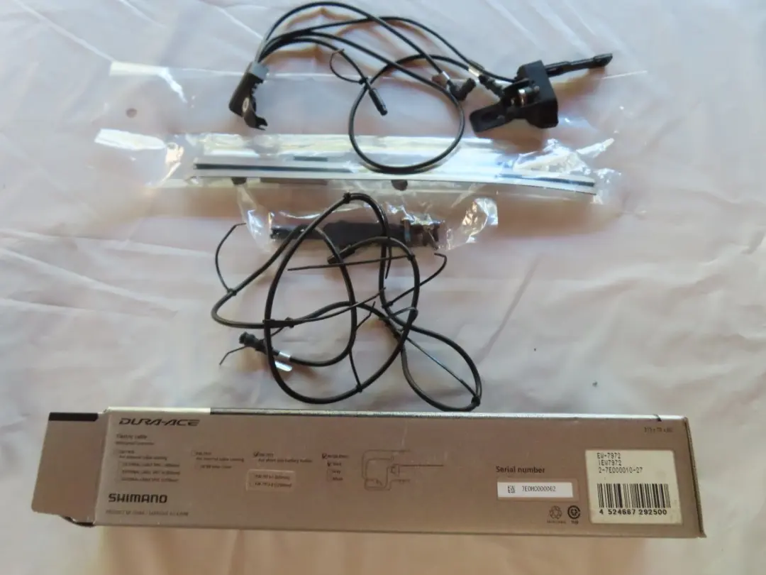 Elektrische Kabel Kort Zwart Shimano Dura Ace EW-7972 Binnendoor Niet Fd/Rd