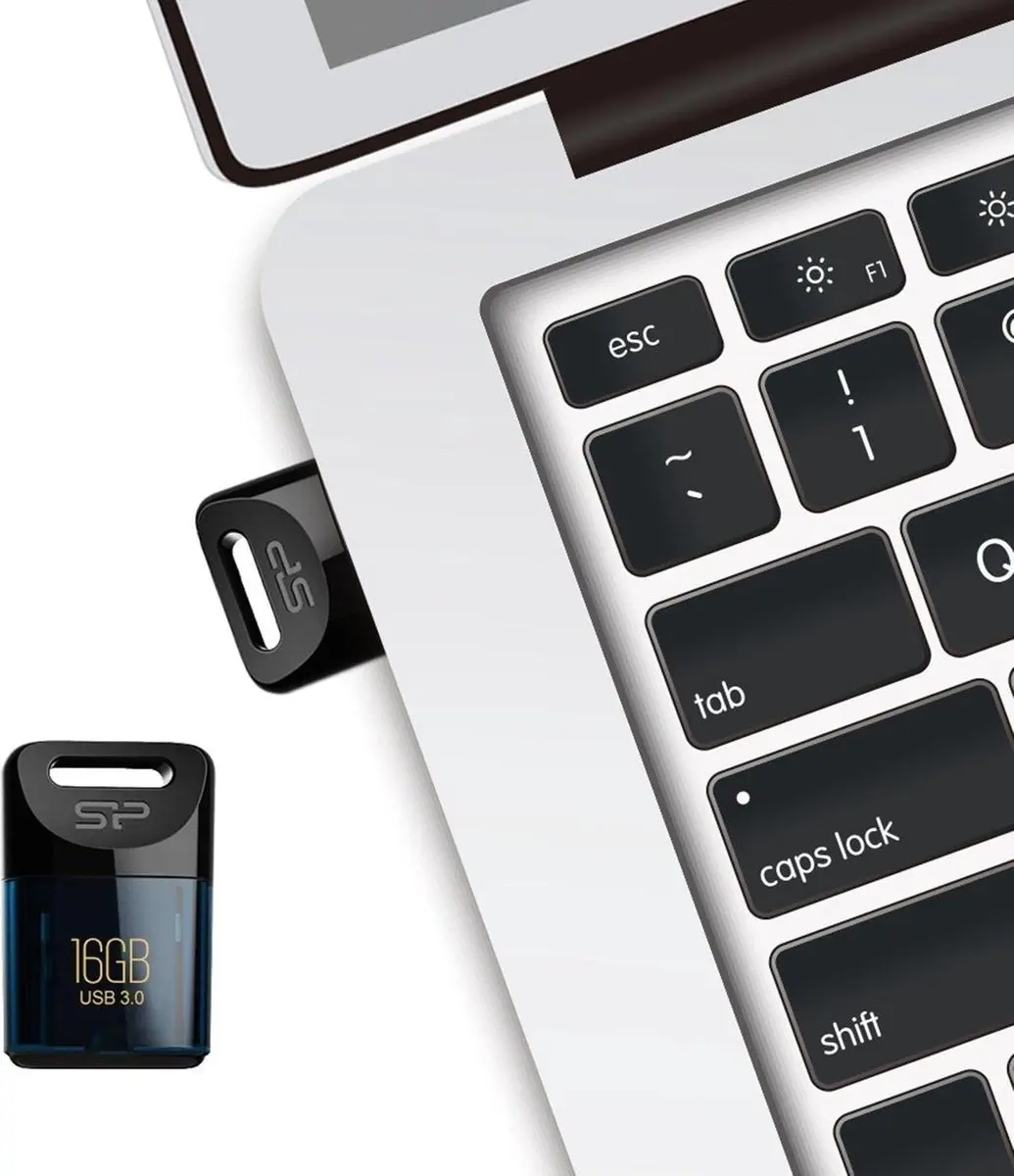 Silicon Power Jewel J06 USB Stick 16GB - Donkerblauw