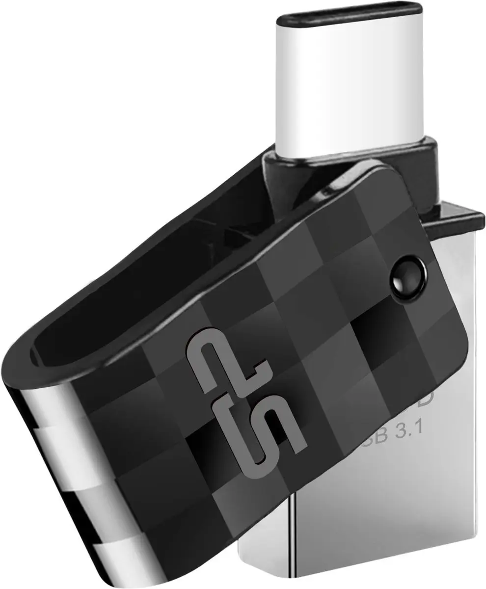 Silicon Power C31 USB-Stick 16GB - USB-A/USB-C - Zwart