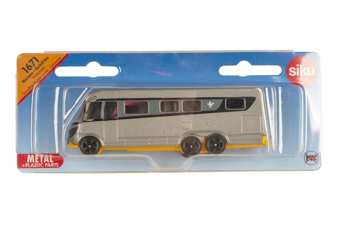 SIKU 1671 Camper - Grijs