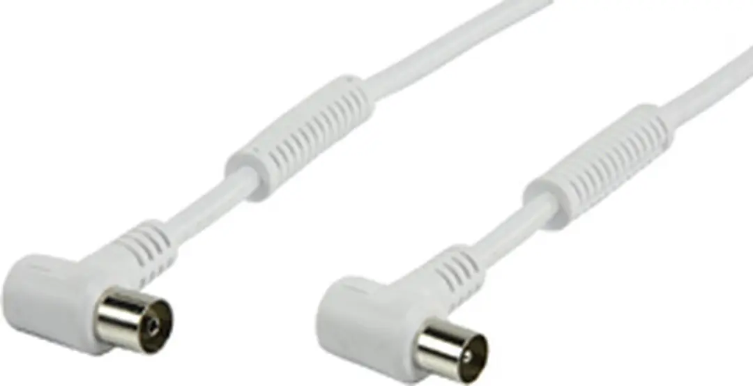 Valueline 120 Db 4-voudig Afgeschermde Haakse Coax Kabel 7.50 M