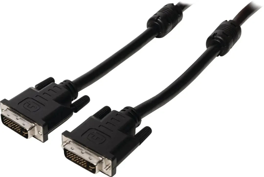 5m DVI-I-Kabel, Schwarz [24+5-poliger Stecker -> 24+5-poliger Stecker]