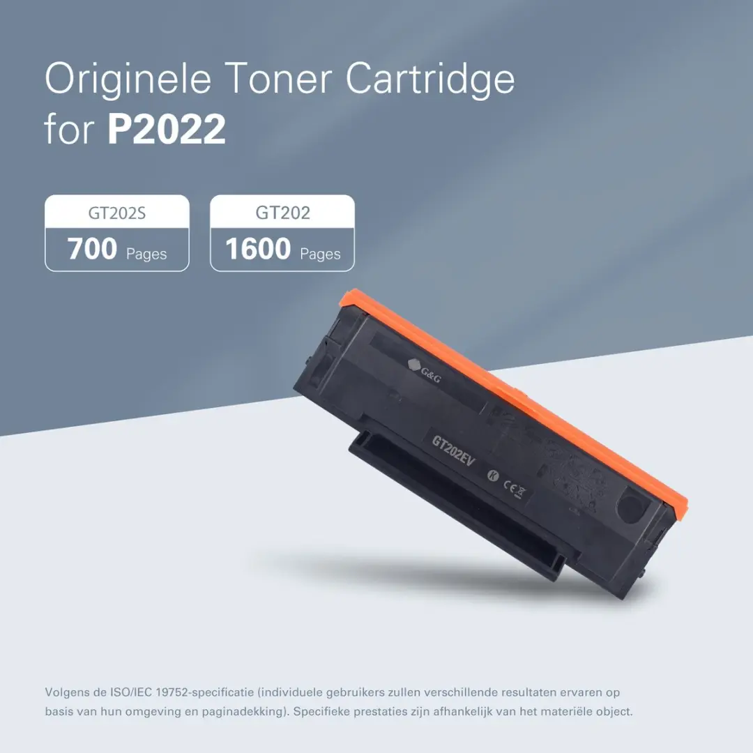 G&G P2022W Laserprinter - Wit
