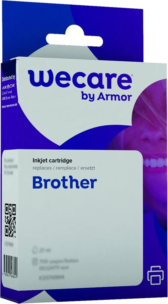 cartridge Brother rood 10ml