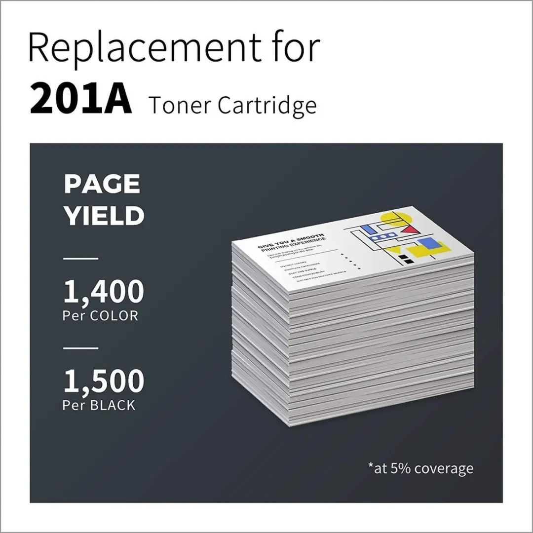 G&G CF401A Tonercartridge Cyaan - 5700 pagina's