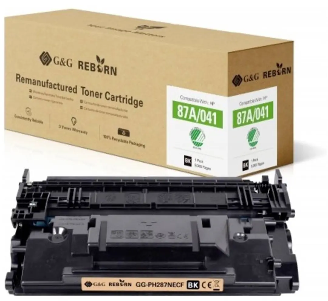G&G Toner 21242 HP 87A Compatibel