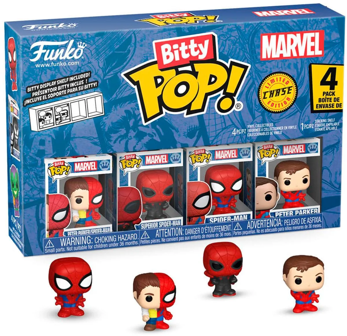 Funko Bitty Pop! Spider-Man Peter Parker/Superior Spider-Man - Random Chase