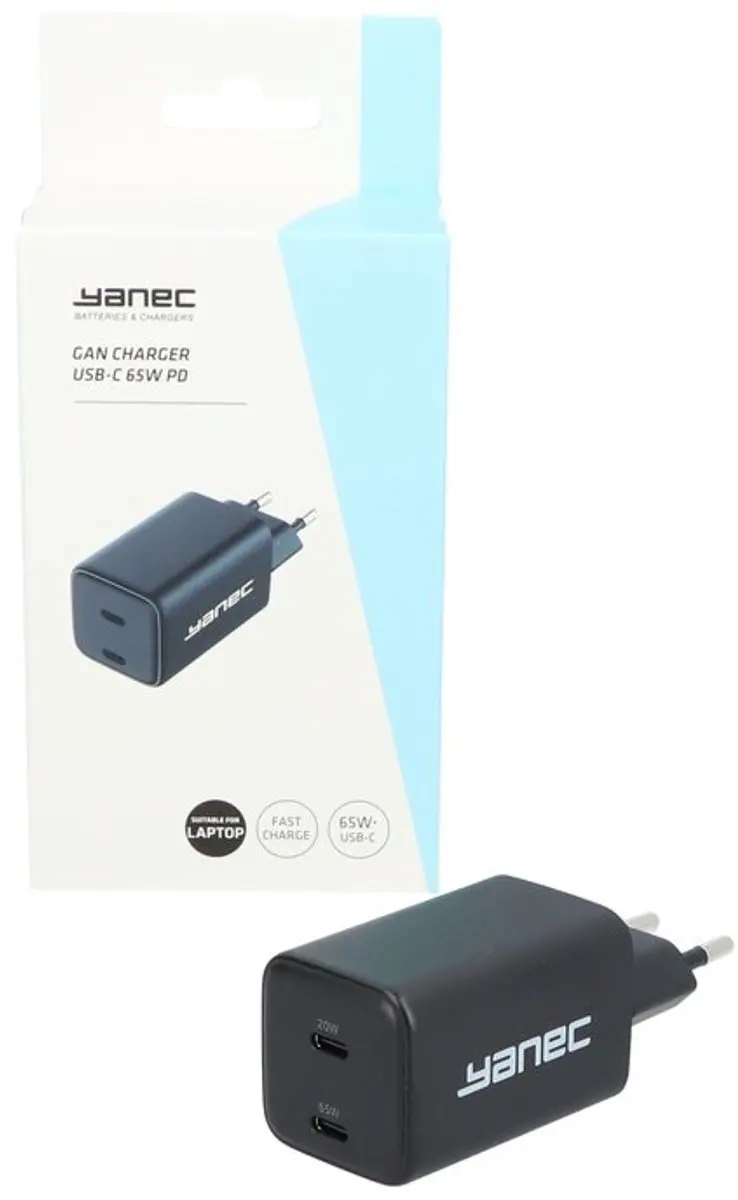 Yanec YSA007 GaN USB-C Lader 65W
