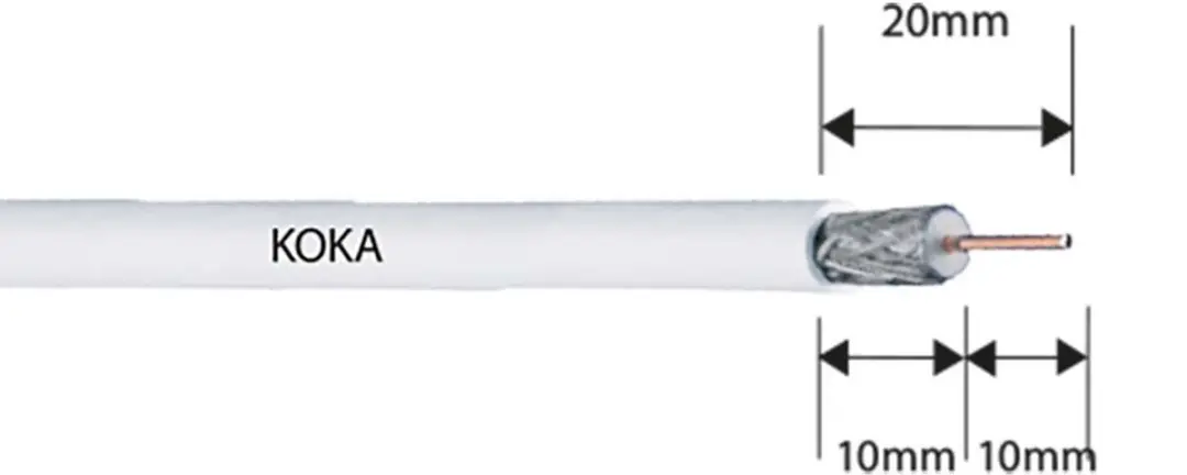Hirschmann QFA 5 Quick Fix F-connector Haaks - 5 Stuks