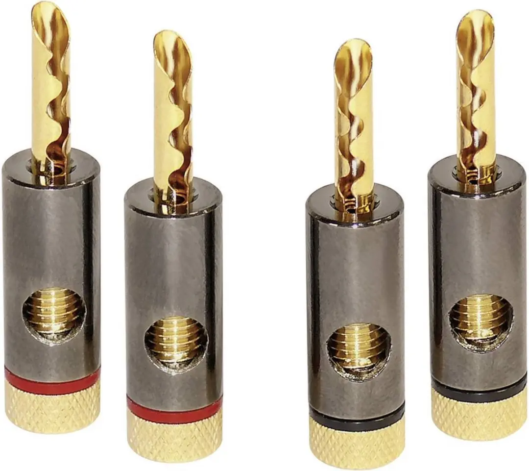 Dynavox Banaanstekker Set - 4 Stuks