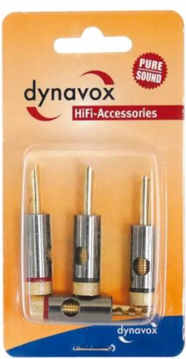 Dynavox Banaanstekker Set - 4 Stuks