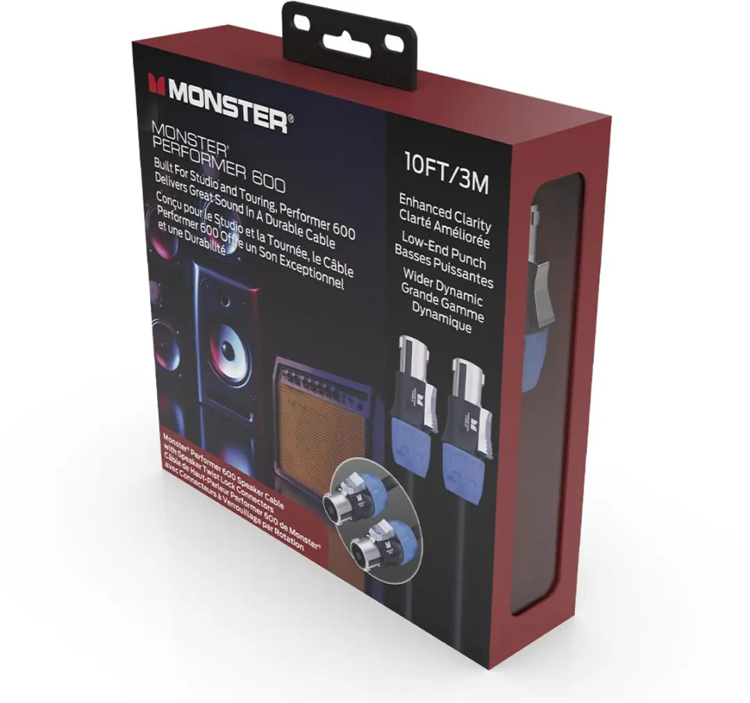 Monster Cable Performer 600 VMP60005 Speakerkabel 3m - Zwart