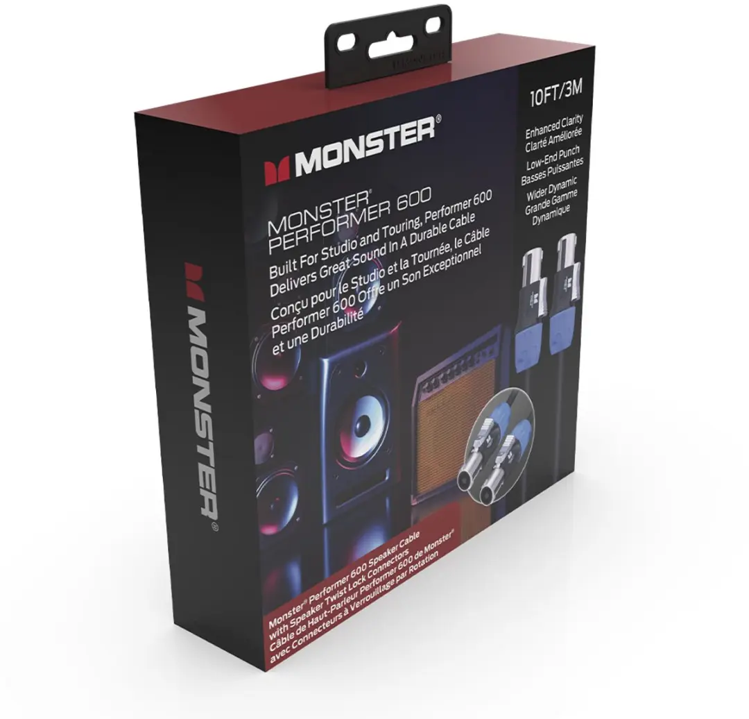 Monster Cable Performer 600 VMP60005 Speakerkabel 3m - Zwart