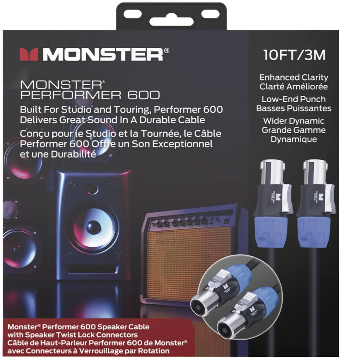 Monster Cable Performer 600 VMP60005 Speakerkabel 3m